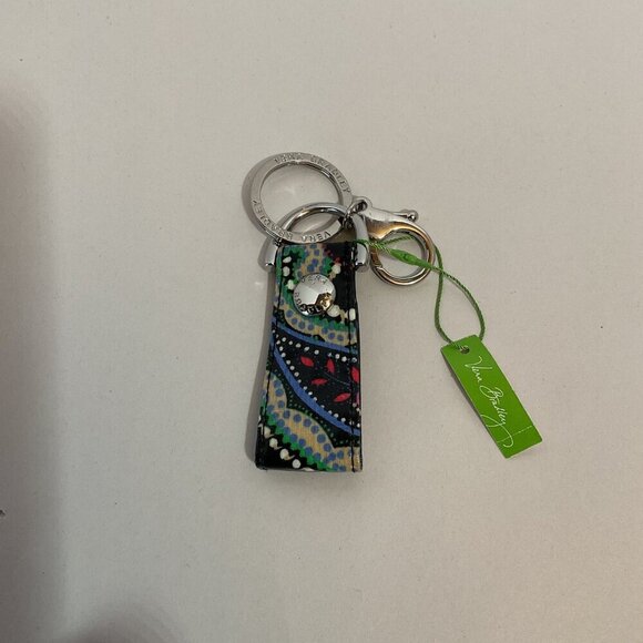 Vera Bradley Keychain Fob Bag Charm Multi Color New - Picture 1 of 1